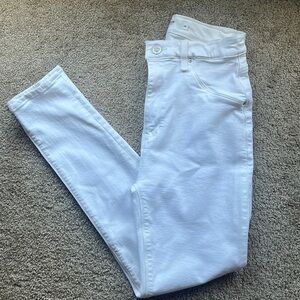 Hudson stretchy white jeans